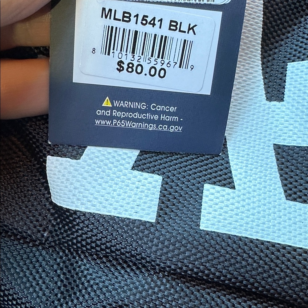 Brand New MLB Los Angeles Dodgers Black Laptop Sleeve Backpack - Picture 3 of 5